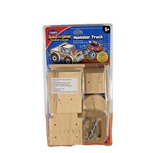 Lowes Build & Grow Kit Generic Replica of a Monster Jam Monster Mutt NEW SEALED